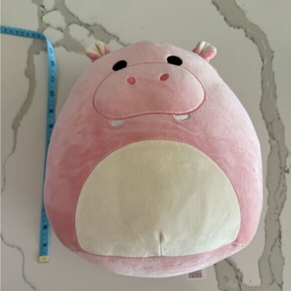 Squishmallows Other - Squishmallow RIDELLE The Pink Hippo 11&quot Plush Toy NWOT